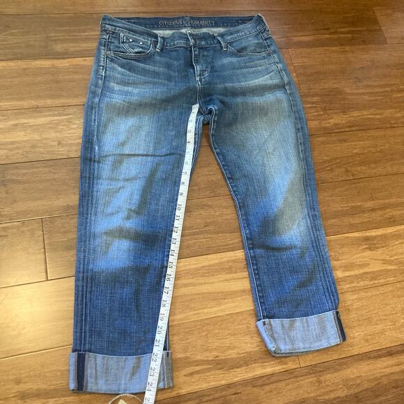 Citizens of Humanity Dani Straight Faded Medium-wash Cropped Jean-size 29 - Picture 9 of 14